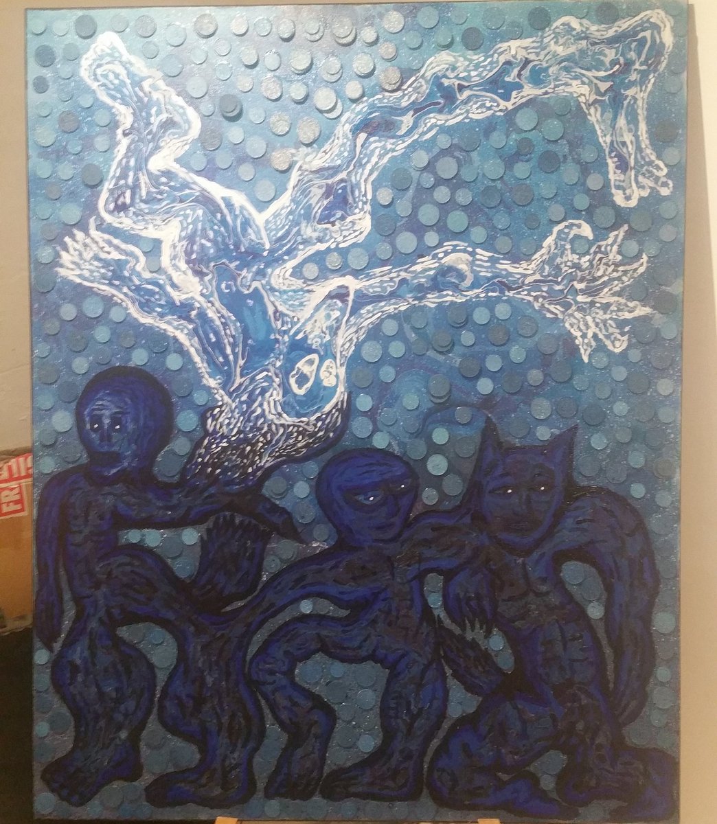 CormacEd's tweet image. Dream thieves, last day @Gallery40 tomorrow. #art #artshow #contemporaryart #insomnia