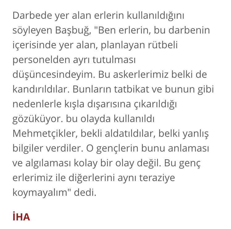 İlker Başbuğ'un açıklaması.