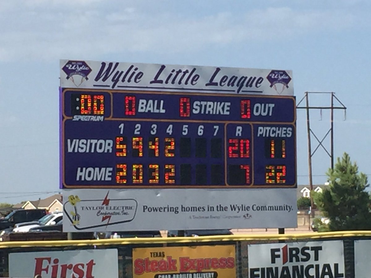 10-11 MPLL All stars beat Corpus Christi Oil Belt, final score of 20-7. Game time tomorrow at 3:30pm in Abilene.