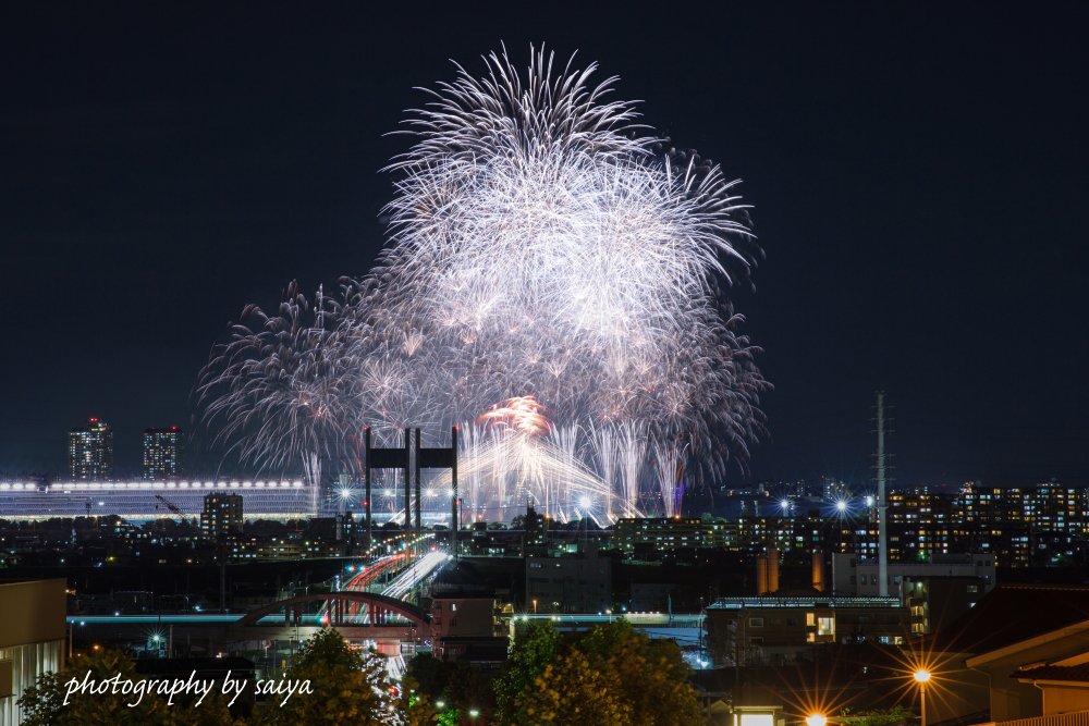 府中競馬場花火