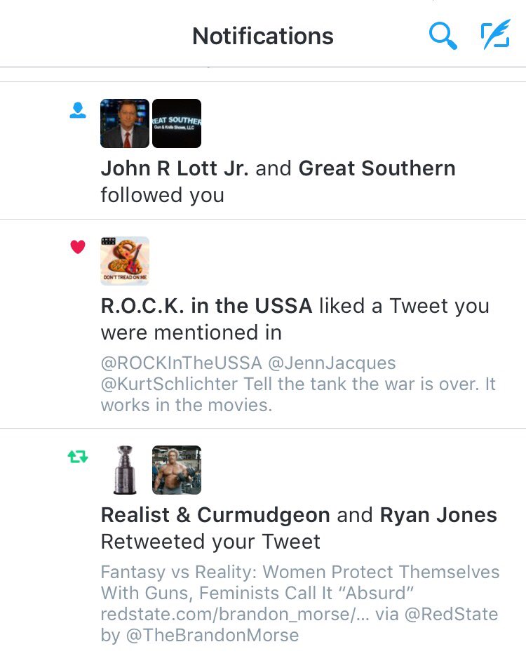 JennJacques's tweet image. 😳 @JohnRLottJr is following me?!
DAY. MADE.
#2A #nerdcrush