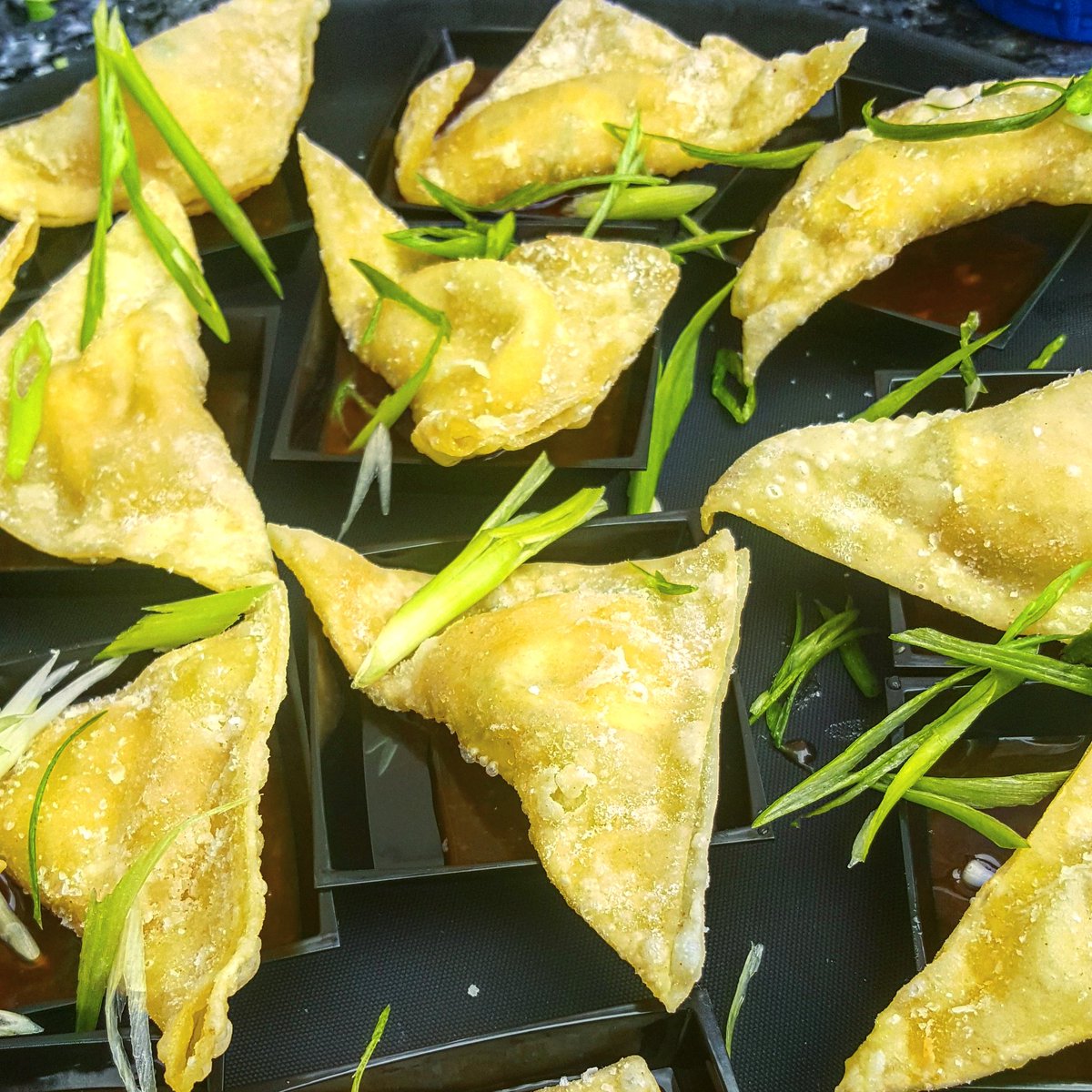 BarrelDC's tweet image. Crab &amp;amp; Lobster Rangoon served at Summer Soiree! Email Paige@201bar.com to inquire about having us at your event!