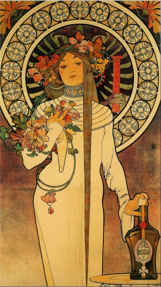 arteaIdia's tweet photo. "The Trappistine" (1897), Alfonso Mucha (Rep. Checa) - Modernismo https://t.co/5IHEJEuvYI