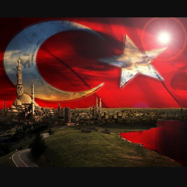 Tek yürek tek vatan tek BAYRAK....