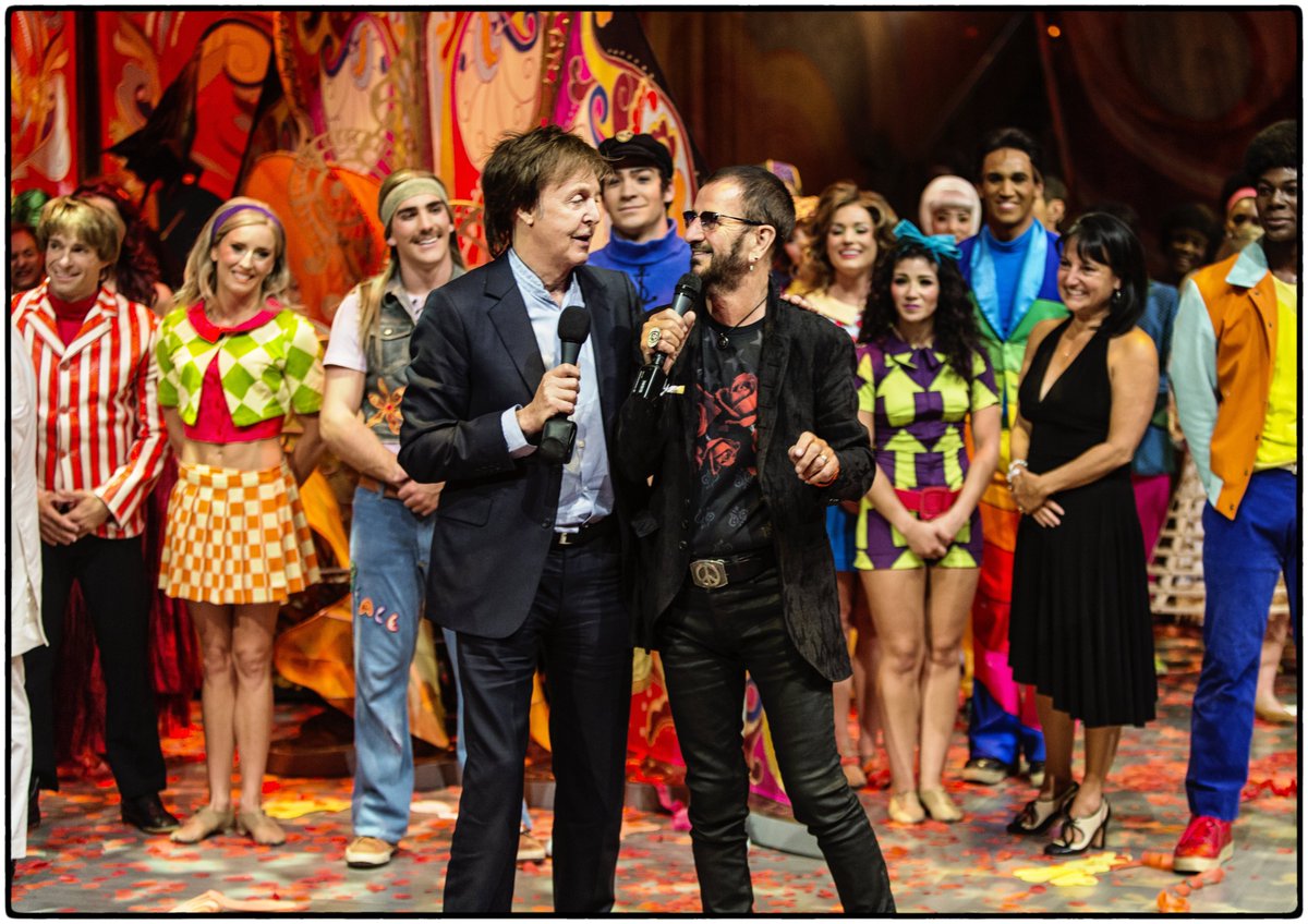 DaveMirkin's tweet photo. Seeing/hearing #BeatlesLOVE 10th Anniversary w/ @PaulMcCartney &amp; @ringostarrmusic was beyond amazing #TimelessGenius https://t.co/buI5QgfMxQ