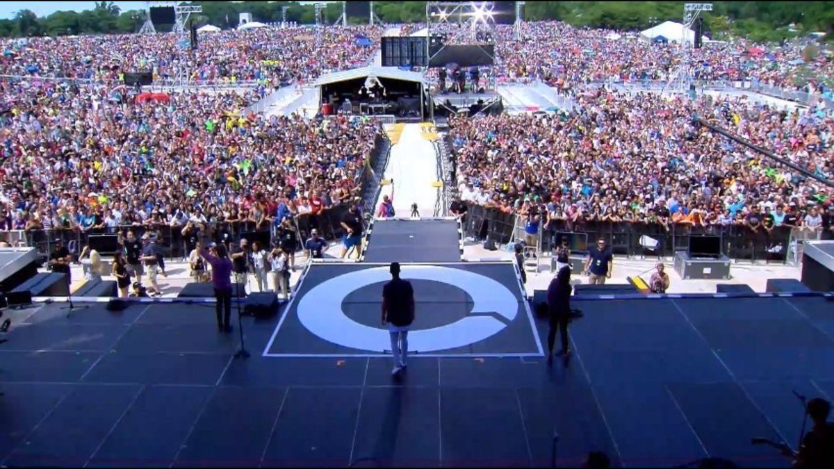 together_2020's tweet photo. A reset mark was centerstage—because it's the reset Jesus offers that is our unity and hope.#JesusChangesEverything https://t.co/7IpHczeZIm