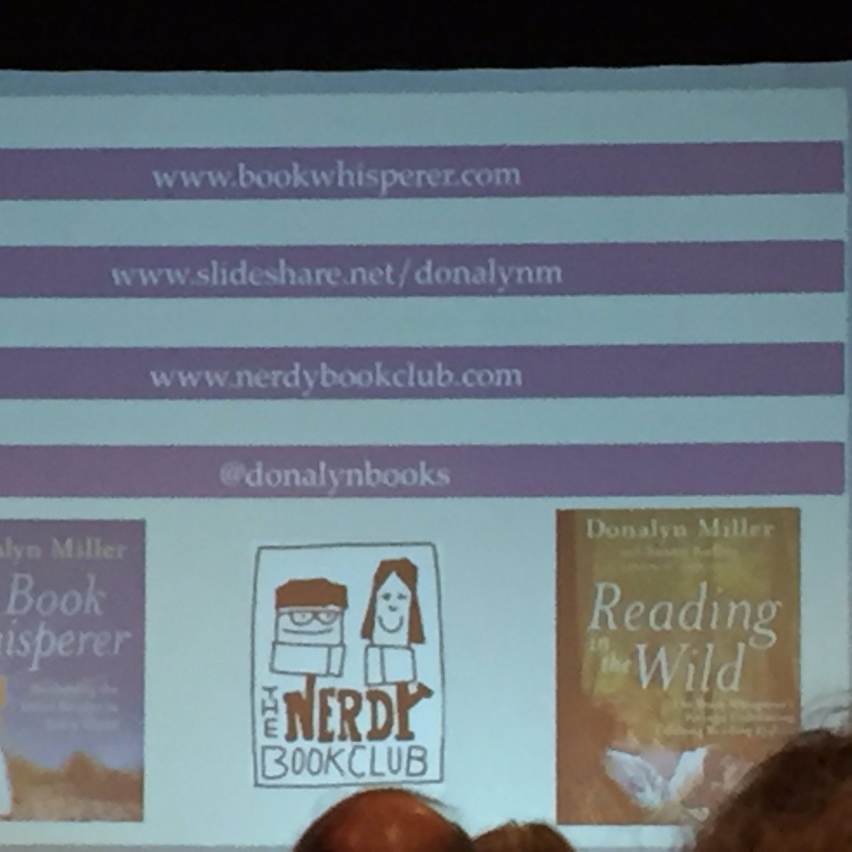 peep1250's tweet photo. Need to learn more about Nerdy Book Club Donalyn Miller #wlu16 https://t.co/HMrI4d6nVl