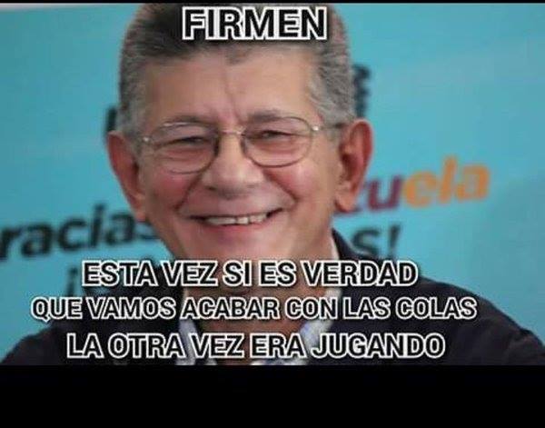 CultivandoVerso's tweet photo. Te quedan 6 meses Ramos Allup. jajajaja. https://t.co/AsjDYxStby