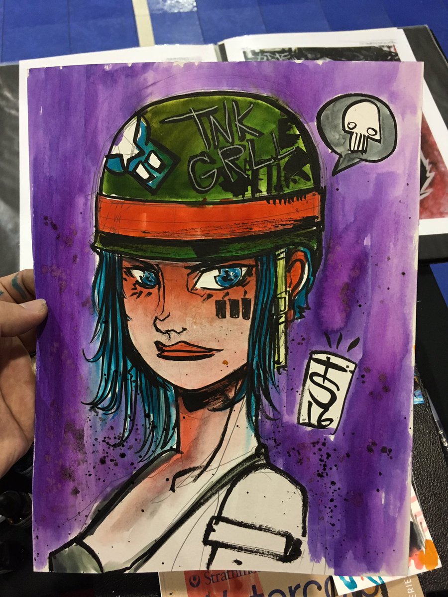 And a #tankgirl #sketch: