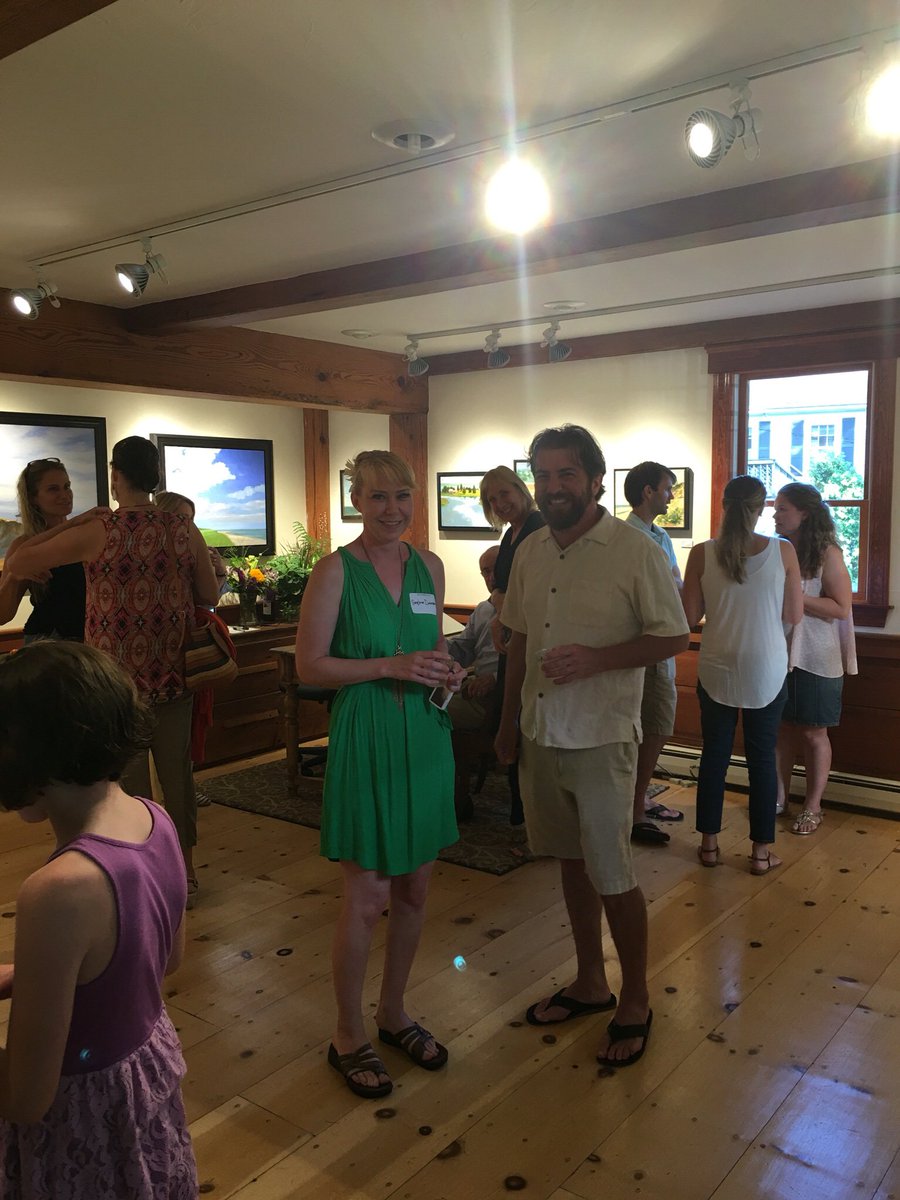 CapeCodNPS's tweet image. Full house at @addison_art celebrating #NPSCentennial national seashore  #enpleinair artists. Thanks, Helen Addison!