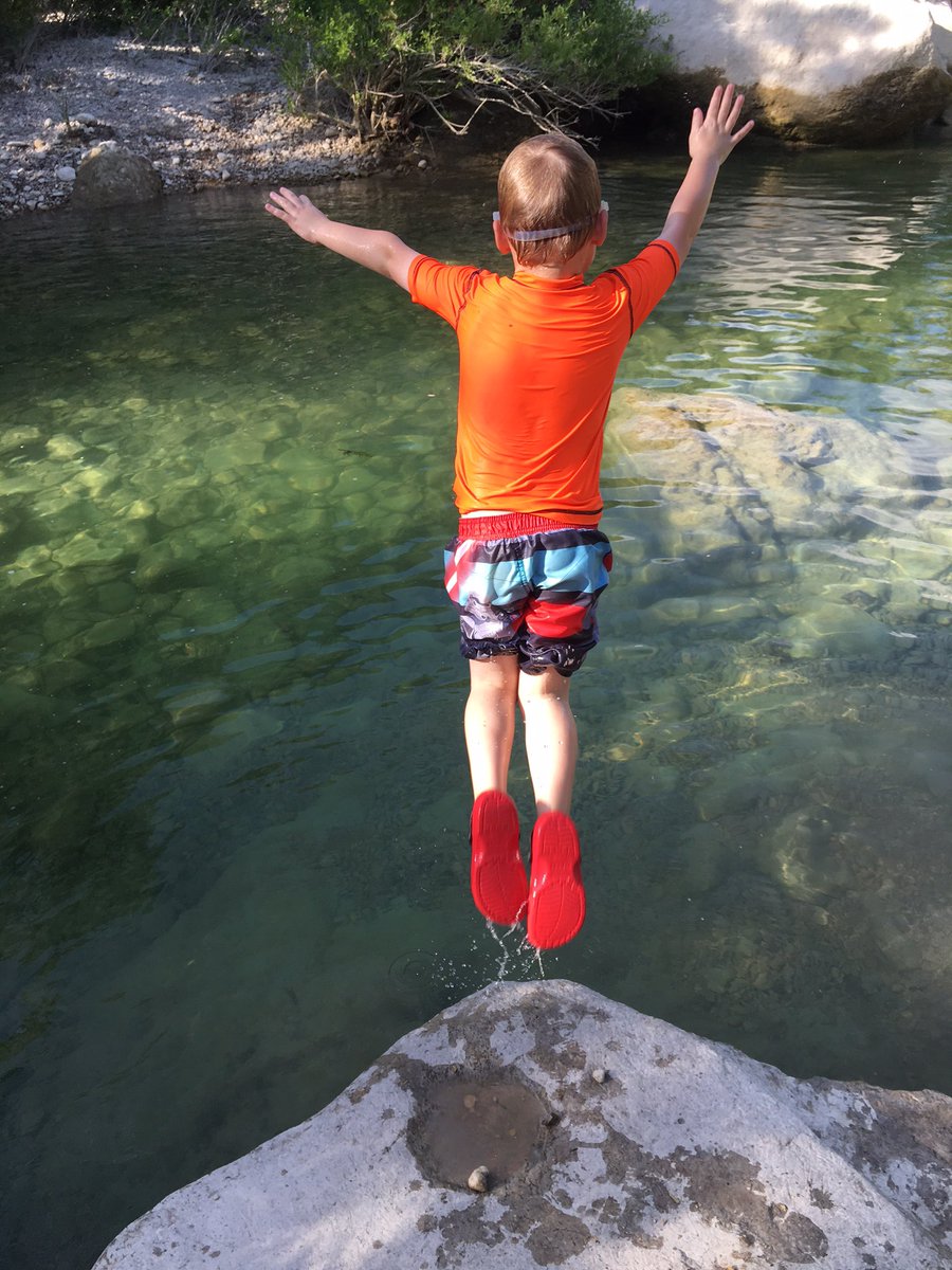 allisonolson's tweet photo. #whyiloveaustin Where else can you live and be 3 min from a jump in the creek? #Austin #BartonCreek #ATXweather https://t.co/uQ3UBc6OVz
