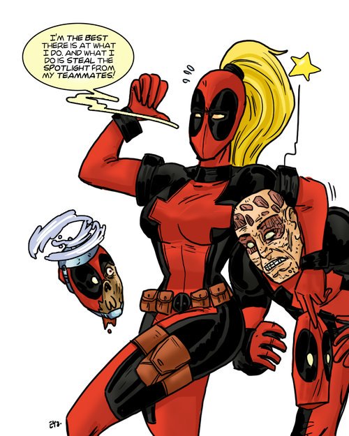sLadydeadpool's tweet image. 