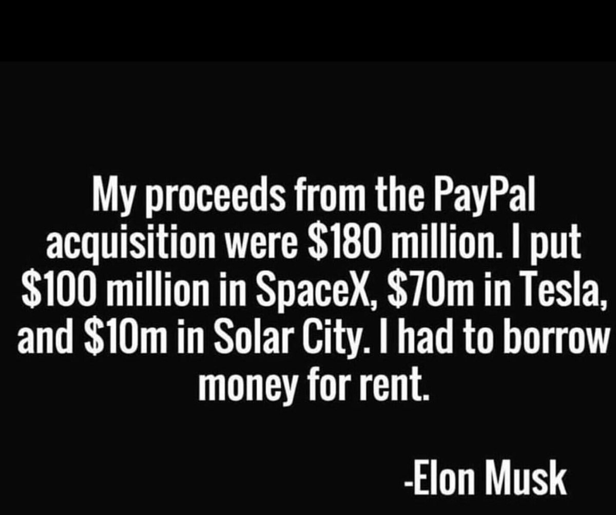 Will_Homere's tweet image. The true definition of &quot;Going All-In&quot; #definitepurpose #passion #rolemodel @elonmusk