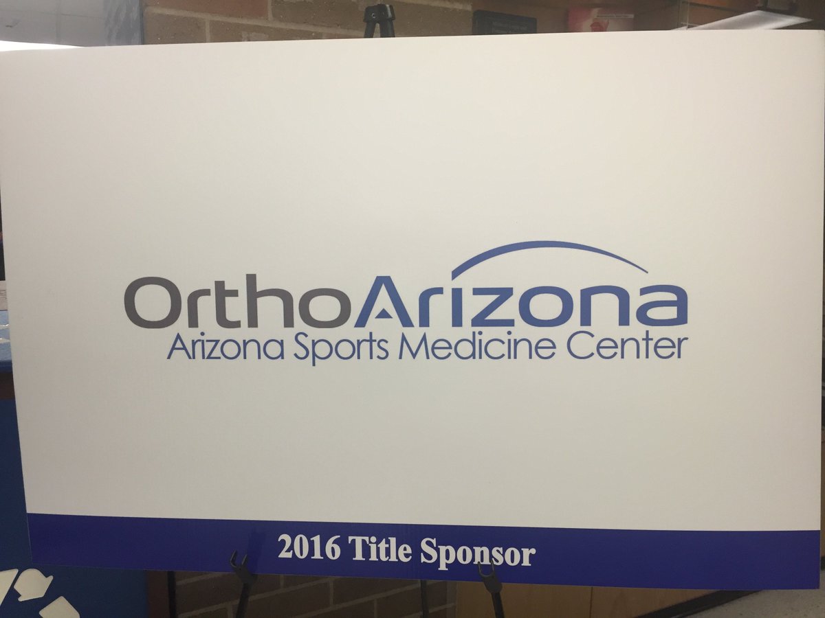 AzATA_News's tweet photo. Thanks to Ortho Arizona - Arizona Sports Medicine Center - 2016 AzATA Title Sponsor @AZsportsmed #AzATA2016 https://t.co/QUbs7Q2bWw