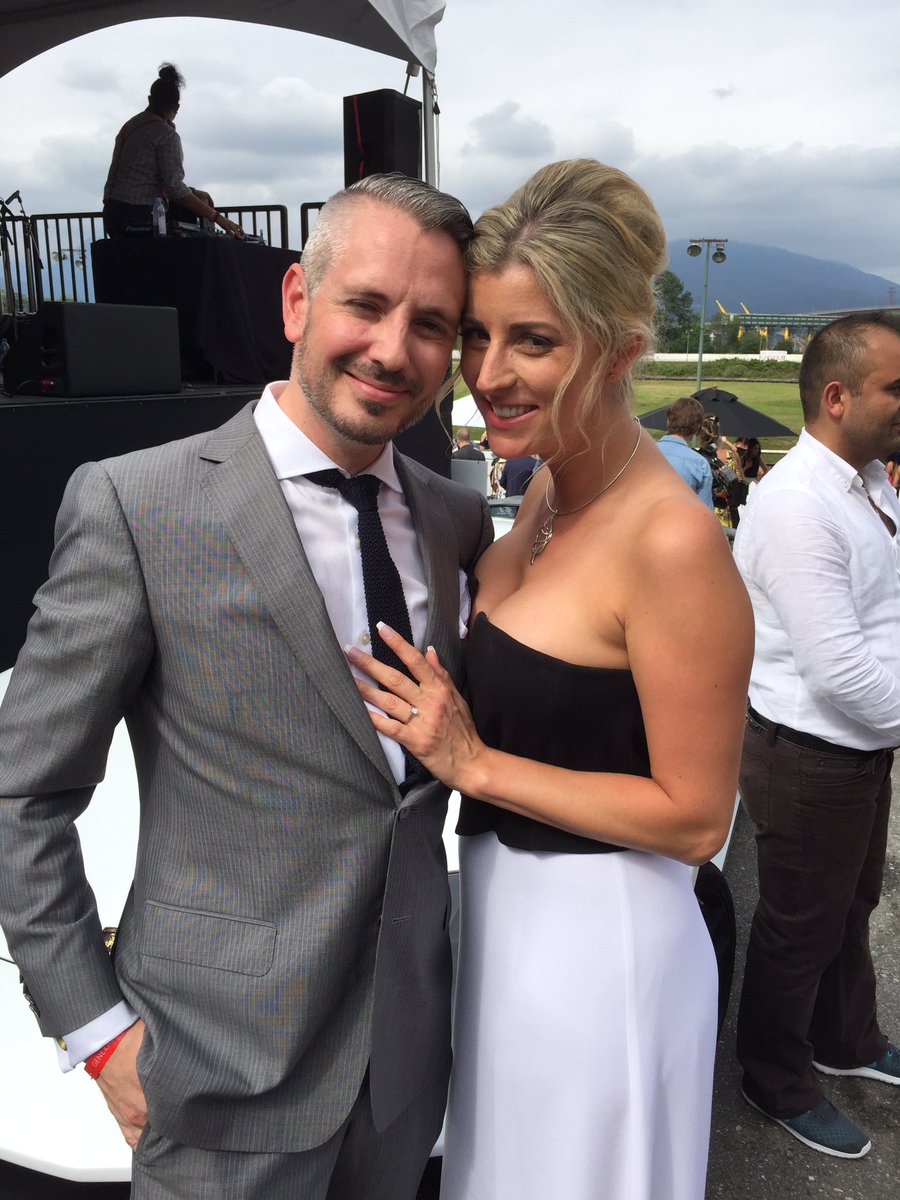 catherinebarr's tweet photo. The happy couple. She said yes. @deightoncup  #engagement #vancouver @HastingsRaces https://t.co/nLT5RVnczh