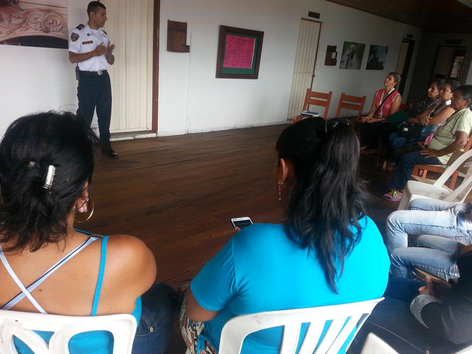 Socialización del Curso de Bomberos Voluntarios de Elias Huila.