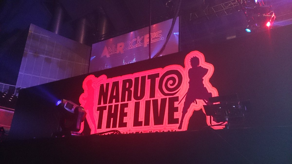 Ani Rock Fes 公式 おはようございます Ani Rock Fes 二日目 Naruto The Live 16です サウンドチェックが始まりました 今日も全国37の映画館でライブビューイングがあります お見逃しなく アニロックフェス