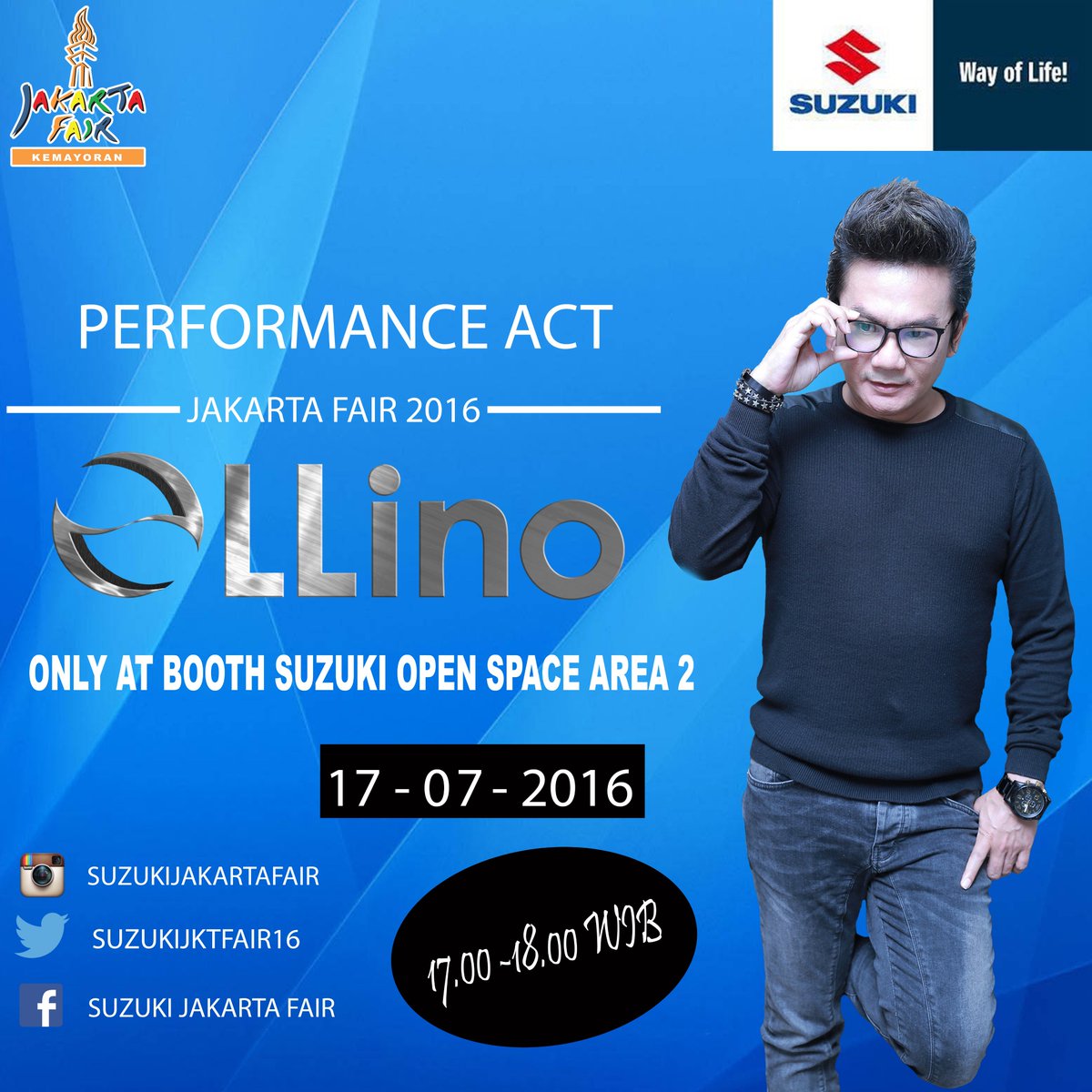 biar panas trus mendung ttp jln trus ke <a href="/JakartaFairID/">Jakarta Fair</a> soalnya ada babang <a href="/ELLino_Edie/">ELLino</a> di booth <a href="/suzukijktfair16/">SUZUKI JAKARTA FAIR</a>