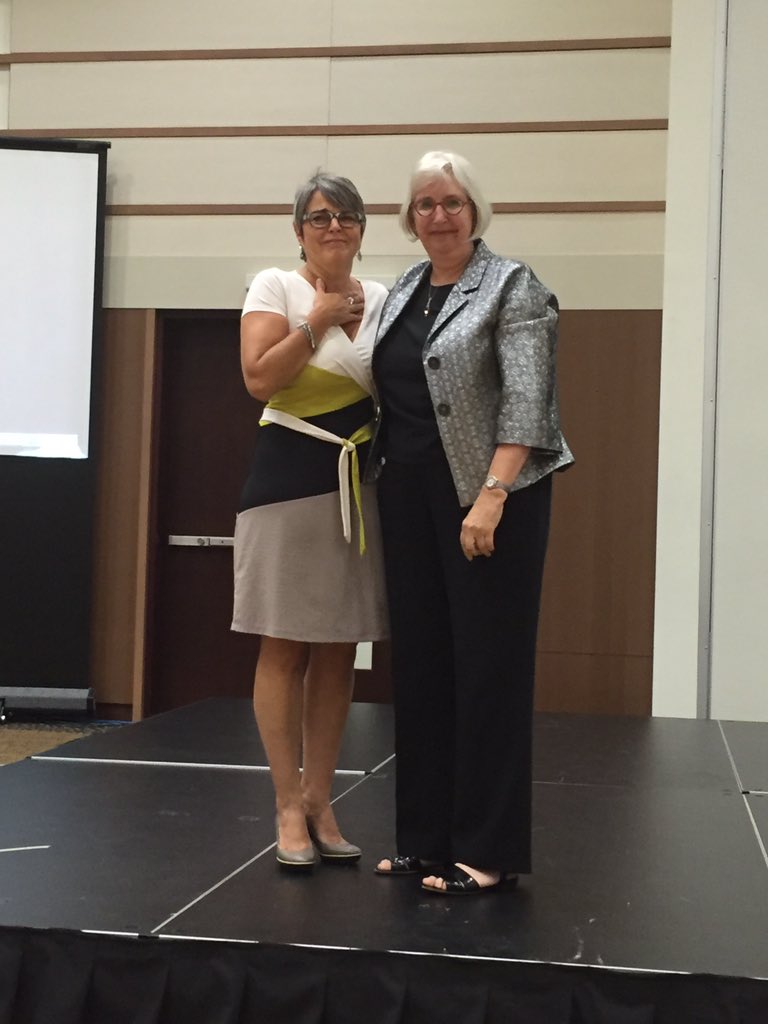 AVLIC2016's tweet photo. 2 of our award winners tonight. Denise and DJ congratulations to you both. #AVLIC2016 https://t.co/T5EZbp9Ddm