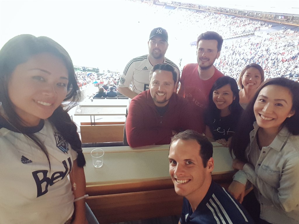 aprilyau's tweet image. Great to have the #CYPprogram Advisory Committee members out! GO @WhitecapsFC! @BoardofTrade #suitelife