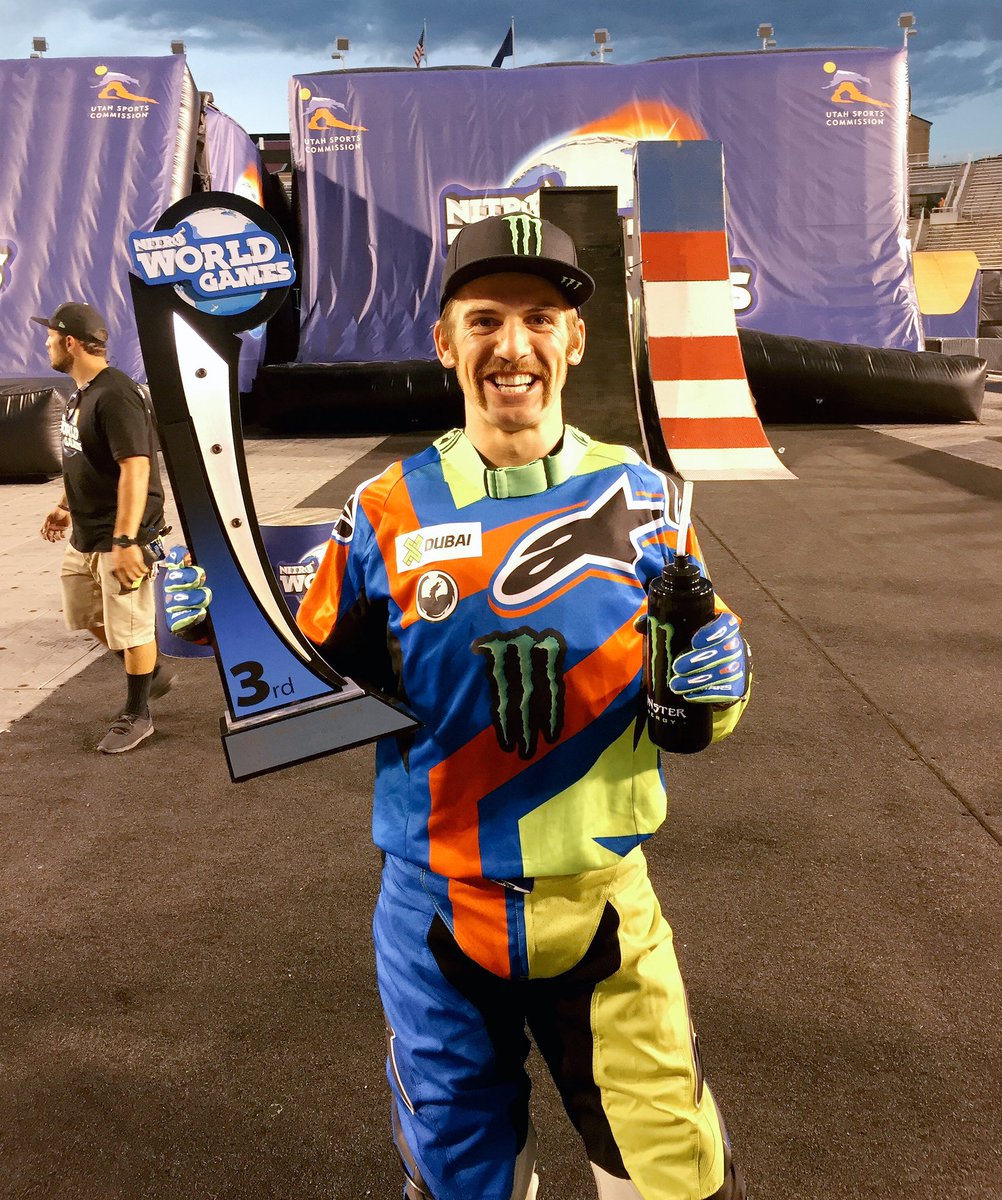 Congrats <a href="/sheenyfmx/">Sheeny FMX</a> on 3rd in #NitroWorldGames FMX Best Trick! 👊