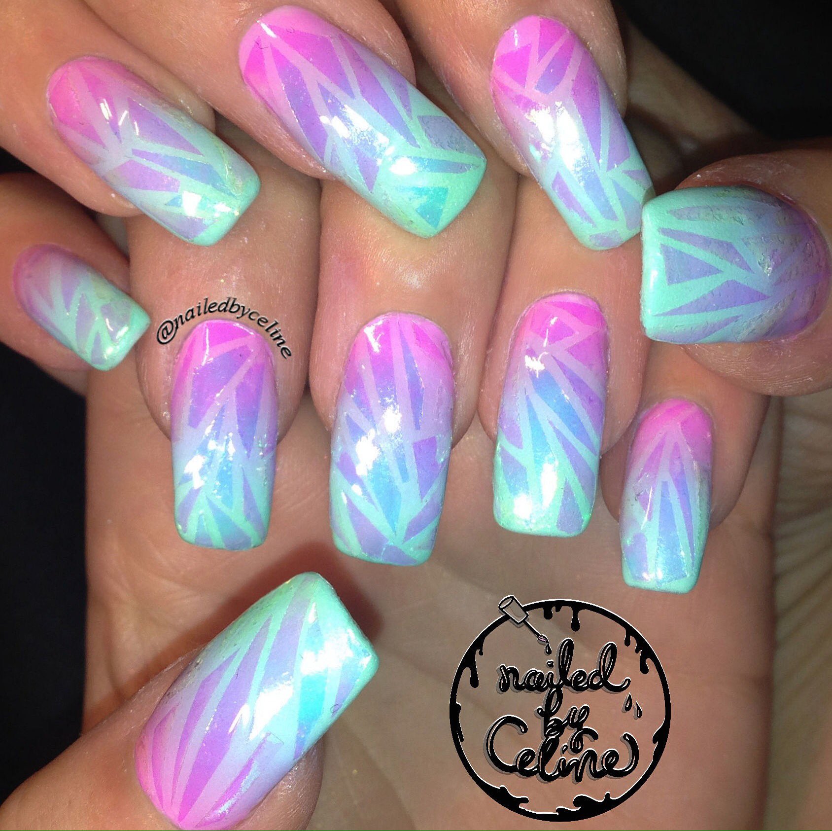 Just my nails on Tumblr: Glass Nails ;)