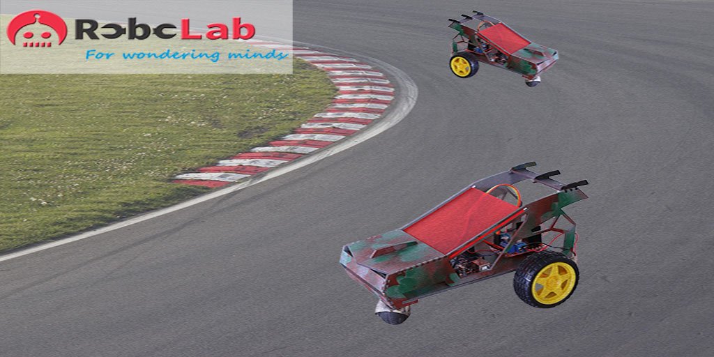 Robolab_mx's tweet image. Con Alfa Racer de @Robolab_mx no te quedes atrás en las carreras. Sólo necesitas tu smartphone y ¡arranca!