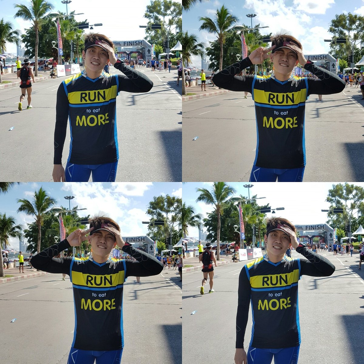 PeteZeed's tweet photo. แดดแรงหน้าไหม้ทุกปี
#ChubbyRolling
#อิ่มอ้วนชวนกลิ้ง
#pattayamarathon2016
#pattayamarathon
#wingnaidee https://t.co/ODzATjEzoQ