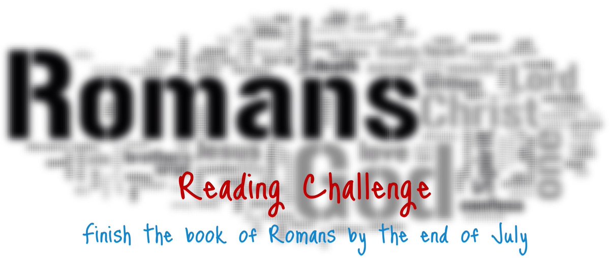 GraceIsTheKey's tweet image. The Romans challenge is still on. You have plenty of time to finish! #GraceIsTheKey #julyromanschallenge