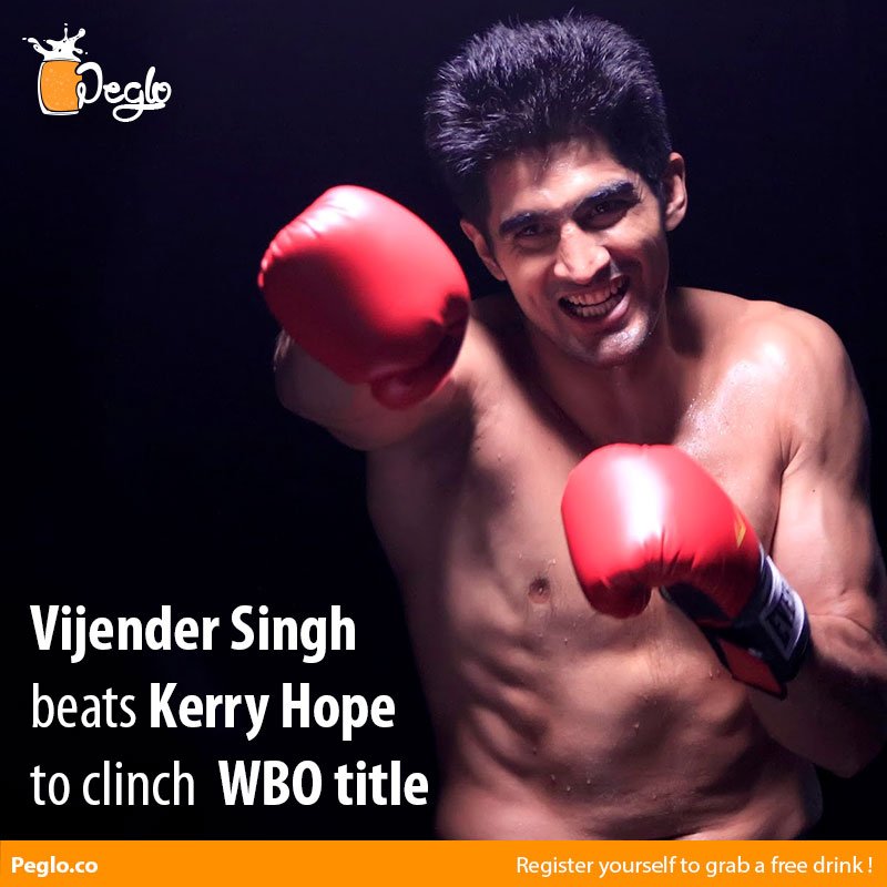 peglo13's tweet photo. Vijender Singh beats Kerry Hope to clinch WBO Asia Pacific title
#WBO #Vijendersingh #boxing #Asiapacifictitle https://t.co/LppFWsoblU