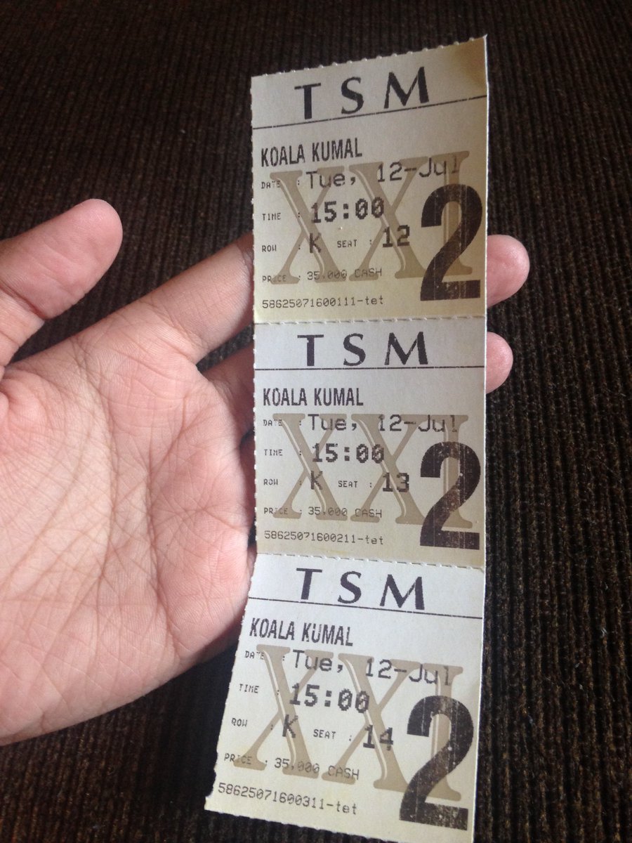 IndahIpod's tweet photo. Hay Daniel 🙋 
Inget ga? Inget lah pasti
Ini tiket bioskop wktu pertama kali nonton yash 😂
Sama dewa juga. https://t.co/4wRRBtpqhB