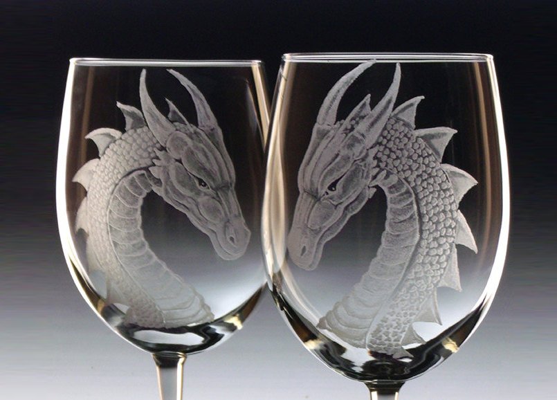 GGEngraving's tweet photo. Personalized Wedding gift wine glasses Dragons https://t.co/aTtaSL2Swa #Etsy #WeddingGiftSet https://t.co/5mo7m4lOoB