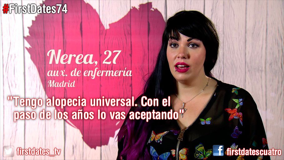 firstdates_tv's tweet photo. ¿Fue la alopecia universal de Nerea un impedimento para Jonatan? #FirstDates74 https://t.co/IodOQYWxav https://t.co/boq64Jztjy