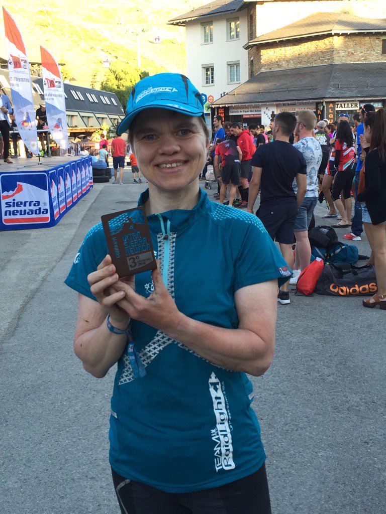 3rd age group podium Sierra Nevada Ultra 😀 thanks to the team@PerformSGP to get me ready for the race
