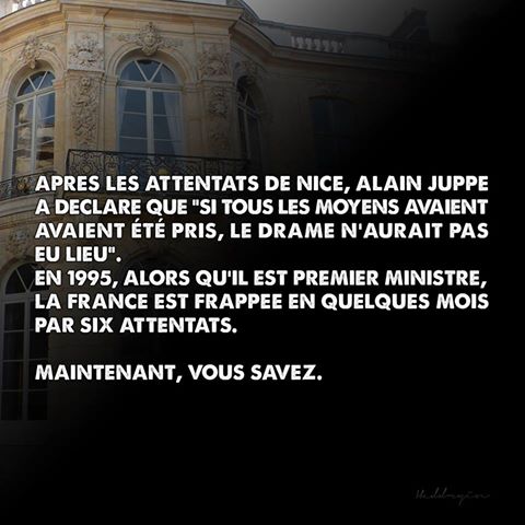 Le foutage de gueule et l'irresponsabilité #AlainJuppé .