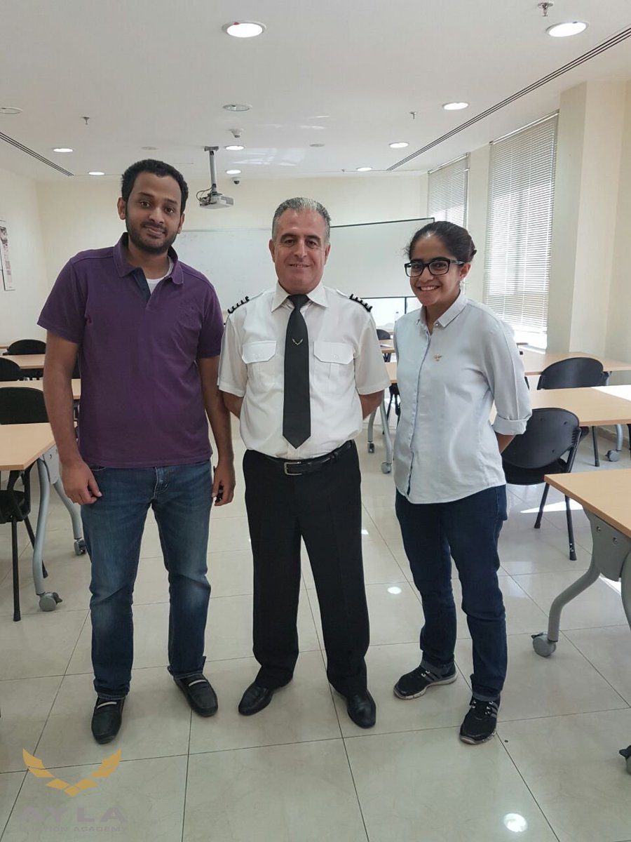AylaAviation's tweet photo. Dr. Captain Salah Hailat with some of our students on their first day of the foundation course.
Good Luck #Ayla https://t.co/Y9uWLOTcp4