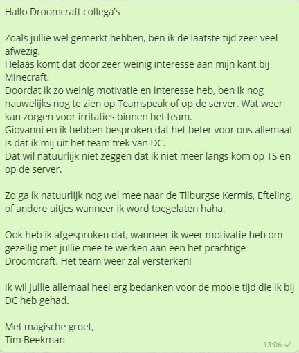 TurboTimDC's tweet image. Even een huishoudelijke mededeling van mijn kant.