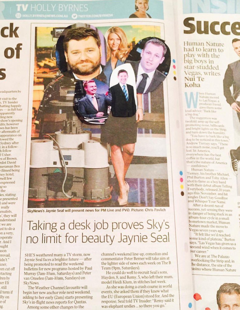 jaynieseal's tweet photo. Gr8 article @byrnesh @dailytelegraph @PMOnAir @vanOnselenP @jbcallinan @Thomson_Greg #saturdayedition #sundayedition https://t.co/B1RNoCqPTX