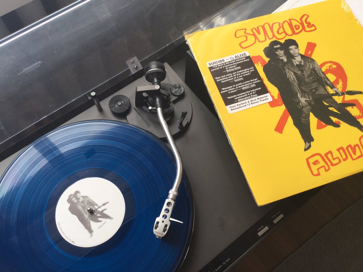 VinylHel's tweet photo. #nowplaying #RIPAlanVega #vinyl https://t.co/qjLRC3qsaj