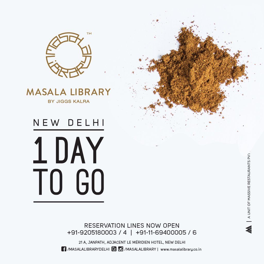 MasalaLibrary's tweet image. #OneDayToGo #MasalaLibrary #Delhi