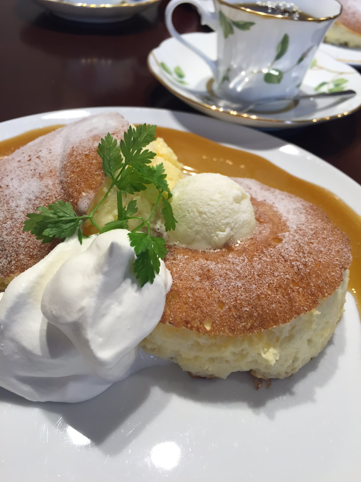 Lumeto 去年末のオープンから気になってたけど やっと行ってきた ふわ しゅわ パンケーキ 倉吉市 グランカフェf T Co 3fotlsxpy6 Twitter