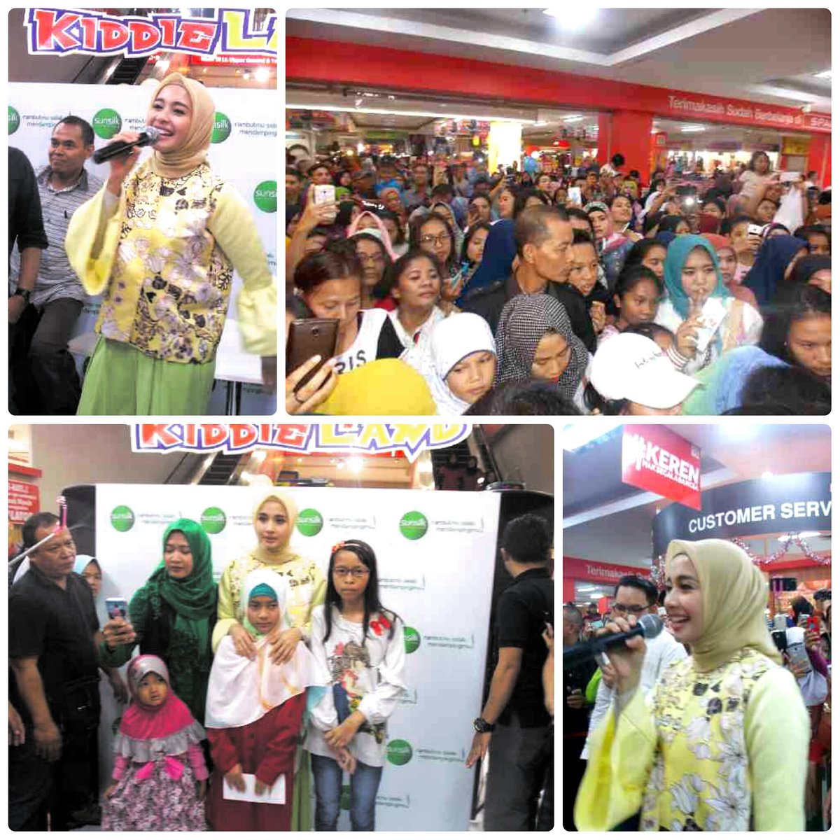 MallBTMBogor's tweet photo. Seru &amp; hebohnya meet&amp;greet pengunjung Mall BTM bersama @Bellaudyaa yang berlangsung siang tadi di Ramayana Mall BTM https://t.co/uAXc2VoL4i