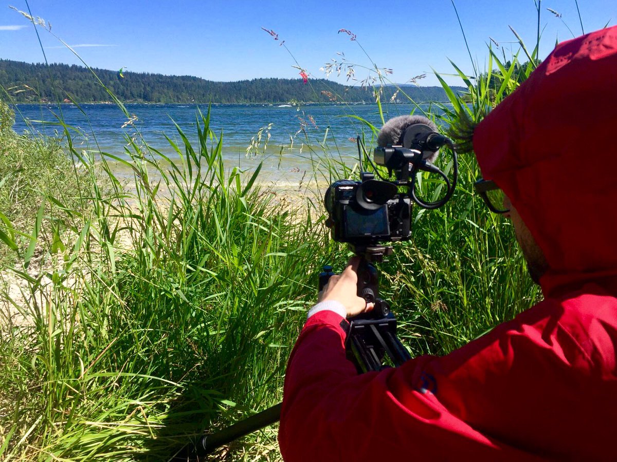 Great video shoot yesterday morning @ lake Joux #MySwitzerland with <a href="/WOOProductions/">WOOProductions</a> and our rider Karim Shawky
