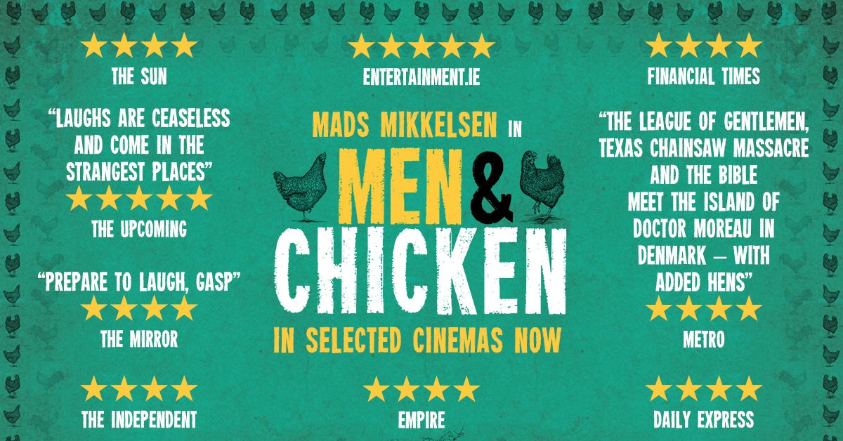 ArrowFilmsTV's tweet photo. See #MadsMikkelsen's depraved #Danish comedy, #MenAndChicken in cinema TODAY! Details at https://t.co/WsIIQWHnZ2 - https://t.co/WRUK5c3qTk
