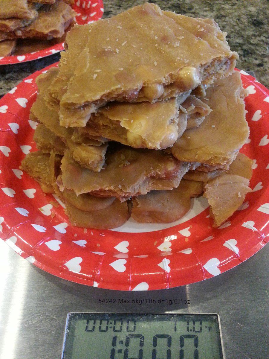 Jenesis76's tweet image. Soft Peanut Brittle is happening in my kitchen! Want to buy some? Tweet me! #Deliciousness #softpeanutbrittle