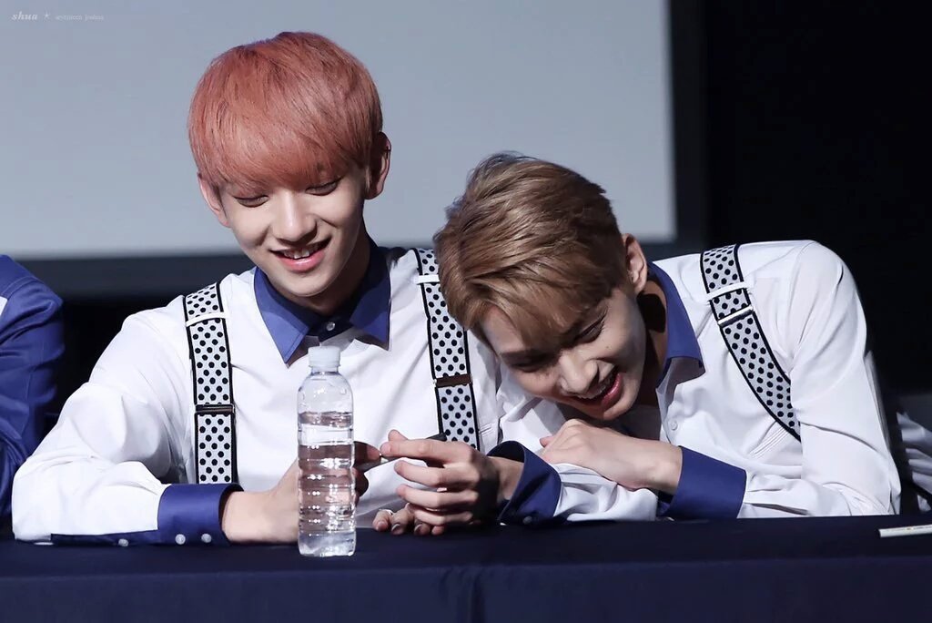 being clingy to josh.