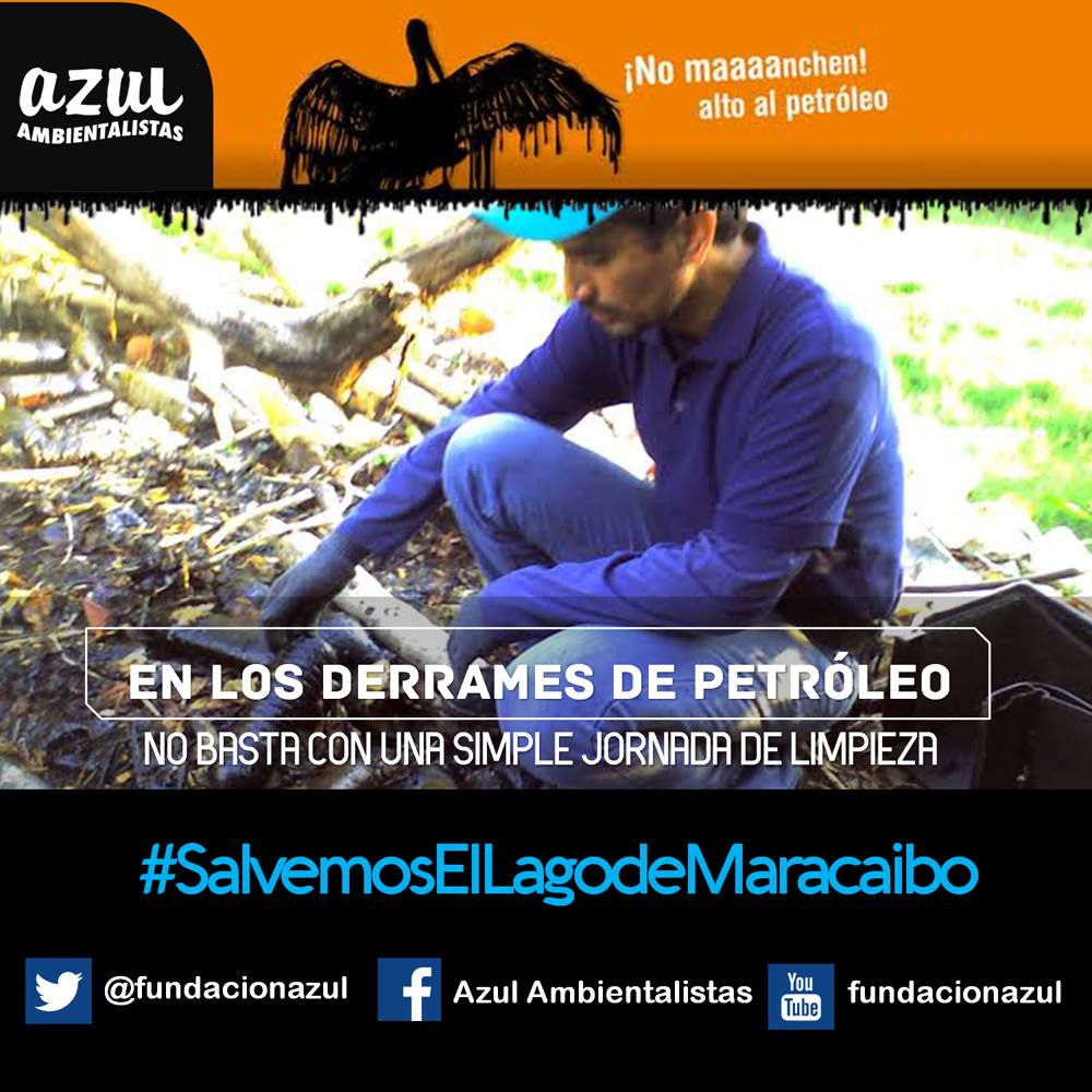[#Video] Fundación #AzulAmbientalistas lanza campaña #SalvemosAlLagoDeMaracaibo → wp.me/p61fyW-9hI