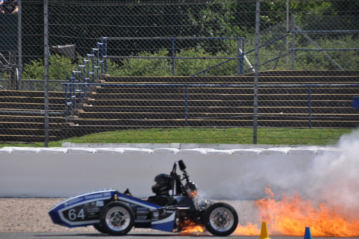 'There's nothing wrong with the car except that it's on fire' - Murray Walker #FS2016 #LJMU16