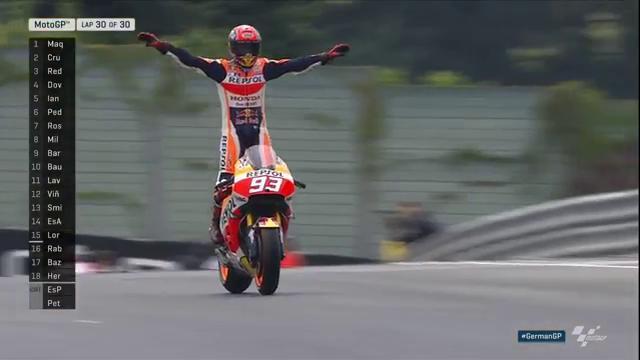 The King of The Ring! 🏁 @marcmarquez93 #GermanGP