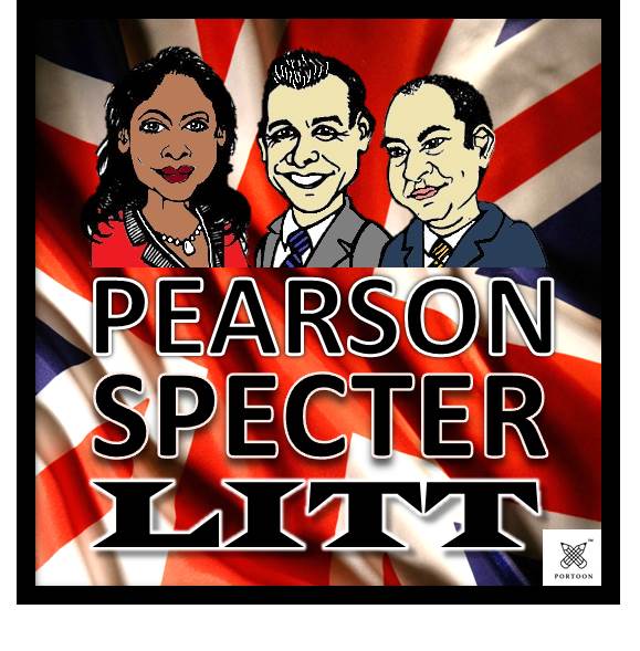 PortoonArt's tweet photo. Celebrating international #Suits fans for #Season6 #PearsonSpecterLitt #SuitsUS #SuitsCanada #SuitsUK #SuitsScotland https://t.co/XnEsQppMms